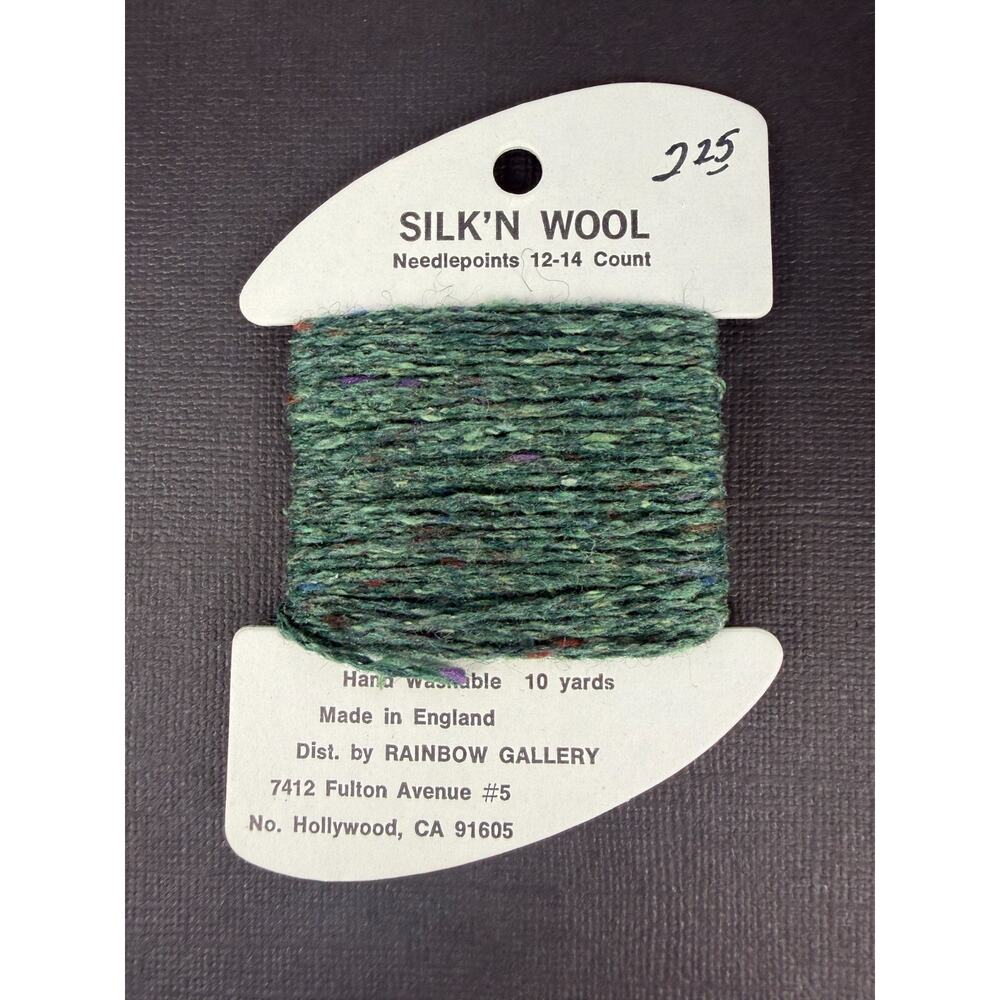 Rainbow Gallery Silk 'N Wool S03 (Tweed Forest Green / Heather Green)